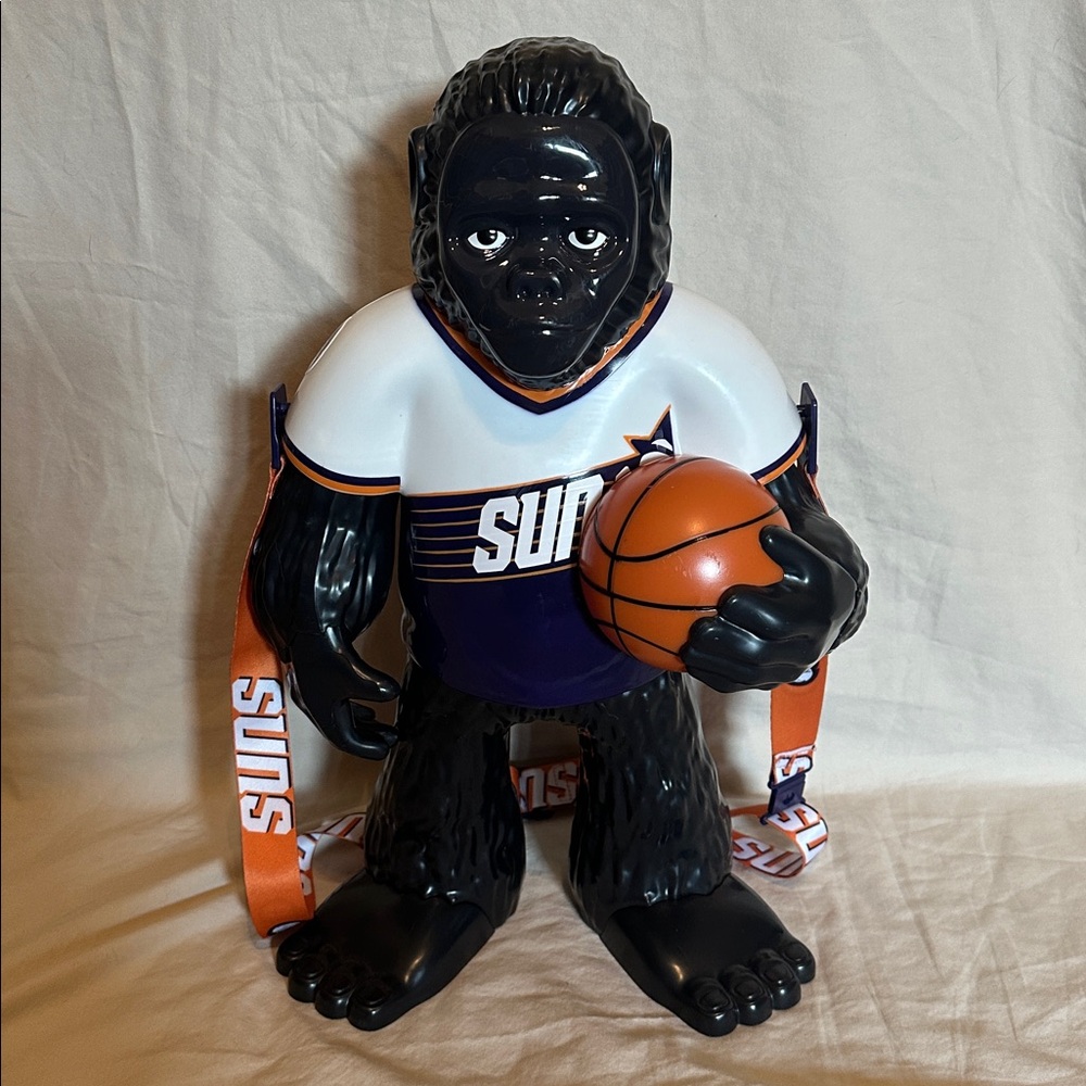 Phoenix Suns Basketball 2024 Season The Gorilla Mascot Souvenir Popcorn Bucket